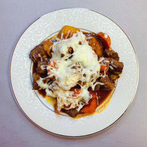 Korean Braised Beef Short Ribs With Cheese (Mild spicy) 韓式牛肋條
