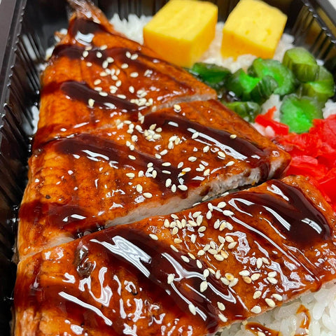 Grilled Eel Rice Bento Box (Unagi Don) 蒲燒鰻魚飯 - Canaan Foods