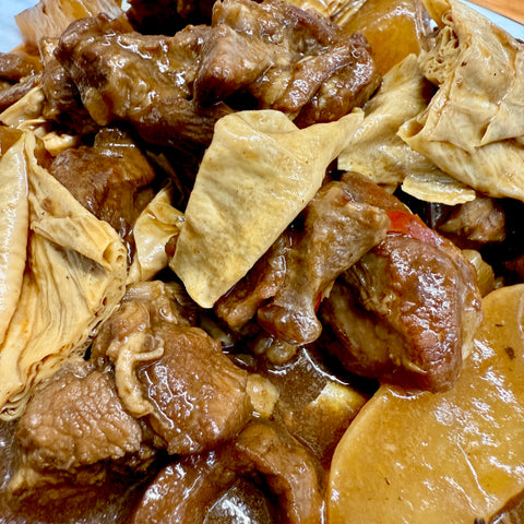 Braised Lamb Brisket in Soy Sauce 紅燒羊腩