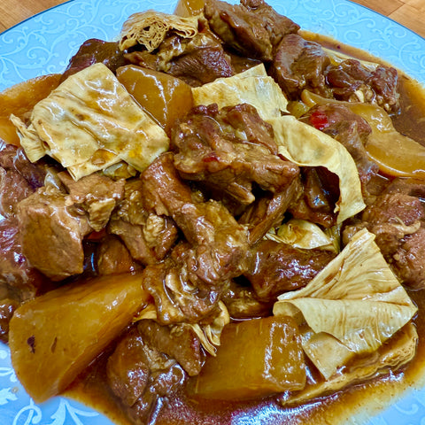 Braised Lamb Brisket in Soy Sauce 紅燒羊腩