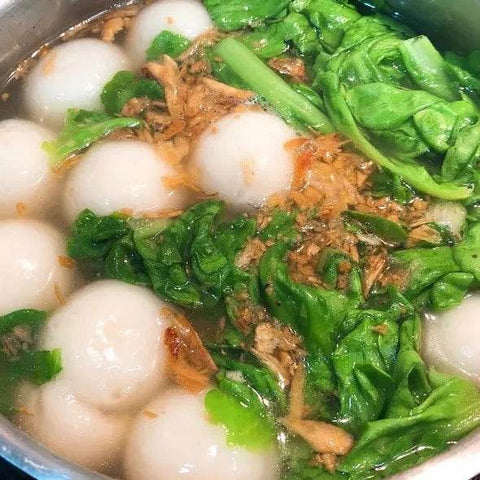 Hakka Pork Glutinous Rice Ball 15 pcs 冷凍客家鹹湯圓(限南加州Local Delivery) - Canaan Foods
