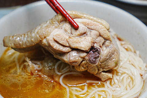 Taiwanese Sesame Oil Chicken Thin Noodle 麻油雞麵線