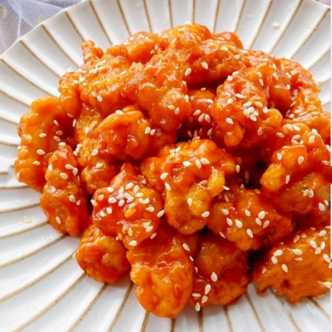 Sweet & Sour Chicken ( separate sauce ) 咕咾雞