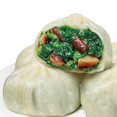 Steamed Bun with Mushroom and Vegetable 14-15pcs 香菇青菜紙皮包子