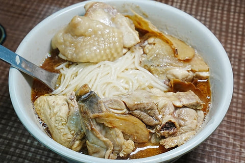 Taiwanese Sesame Oil Chicken Thin Noodle 麻油雞麵