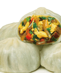 Steamed Bun with Leek and Eggs 14-15 pcs 韭菜雞蛋紙皮包子 - Canaan Foods