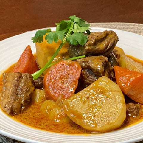 Braised Boneless Beef Rib Finger Curry (Mild spicy) 咖喱牛肋條