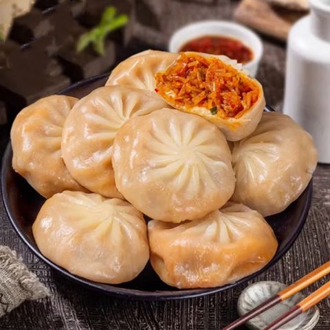 Spicy Flavored Steamed Bun with Vermicelli 14-15 pcs 香辣粉絲紙皮包子