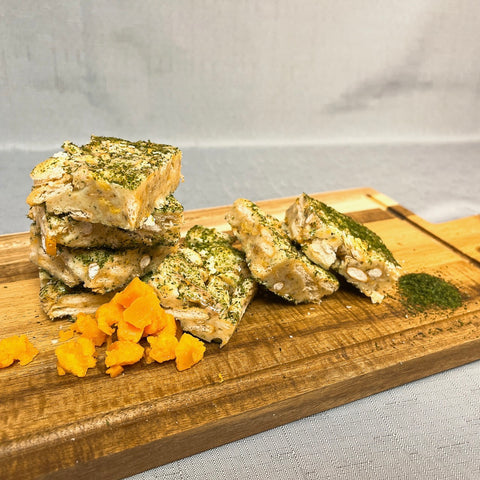 Snowy Biscuit- Salted Egg Yolk and Seaweed Flavor 12 pcs 鹹蛋黃海苔雪花酥（雪Q餅）