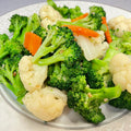 Stir-Fried Broccoli and Cauliflower 蒜炒雙花椰