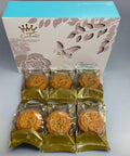 Date Paste and Walnut Mooncake Box 6 pcs 棗泥核桃月餅禮盒