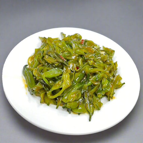 Seasoned Spicy Seaweed Stem 1000g 紅油美人唇（海帶梗） - Canaan Foods