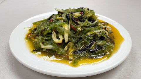 Mala Spicy Seaweed Salad 2.2lb/1000g 麻辣三絲 - Canaan Foods