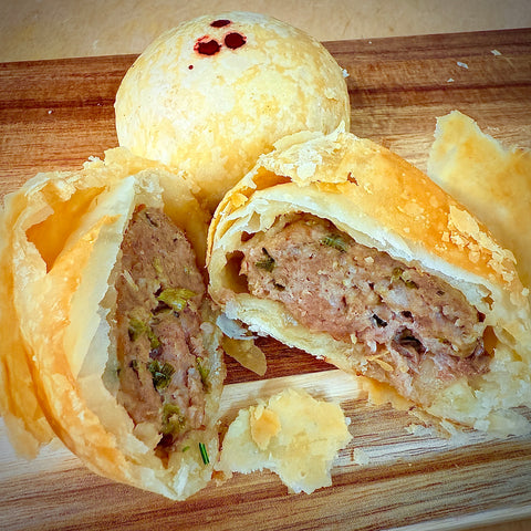 Pork with Green Onion Pastry 85g / 6 pcs 鮮肉酥餅