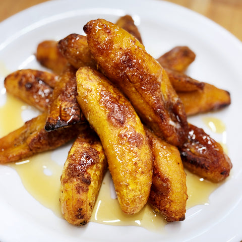 Dessert: Honey Cinnamon Roasted Plantains Vegan 蜜糖肉桂烤芭蕉 純素