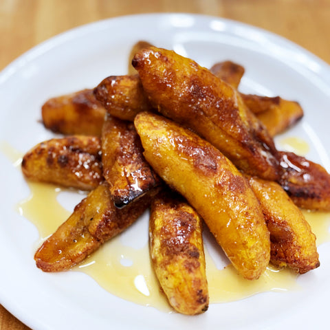 Dessert: Honey Cinnamon Roasted Plantains Vegan 蜜糖肉桂烤芭蕉 純素 - Canaan Foods