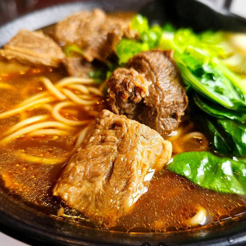 Braised Beef Noodle Soup 紅燒牛肉麵 - Canaan Foods