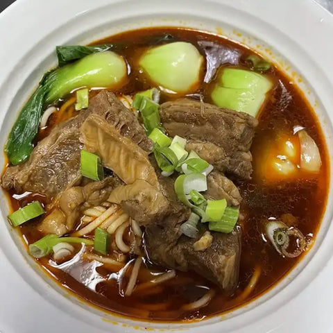 Braised Beef Noodle Soup 紅燒牛肉麵