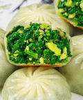 Steamed Bun with Shepherd's Purse and Egg 14-15pcs 薺菜雞蛋紙皮包子 - Canaan Foods