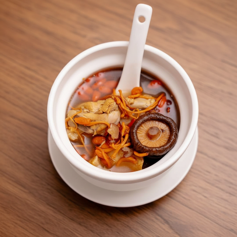 Cordyceps Flower Chicken Soup 蟲草花燉雞湯