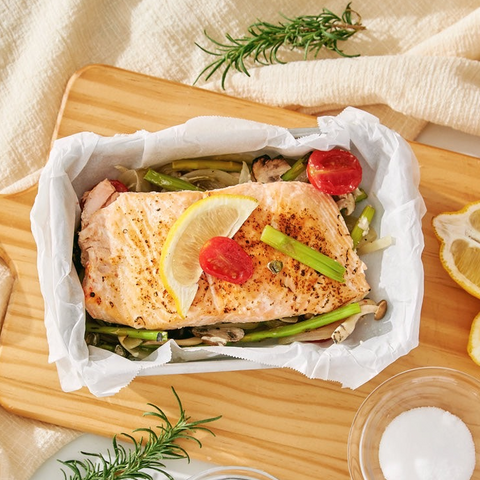 Roasted Salmon with Lemon & Butter 奶油檸香鮭魚